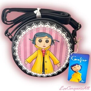 Loungefly Coraline Mother and Coraline Doll Crossbody Bag